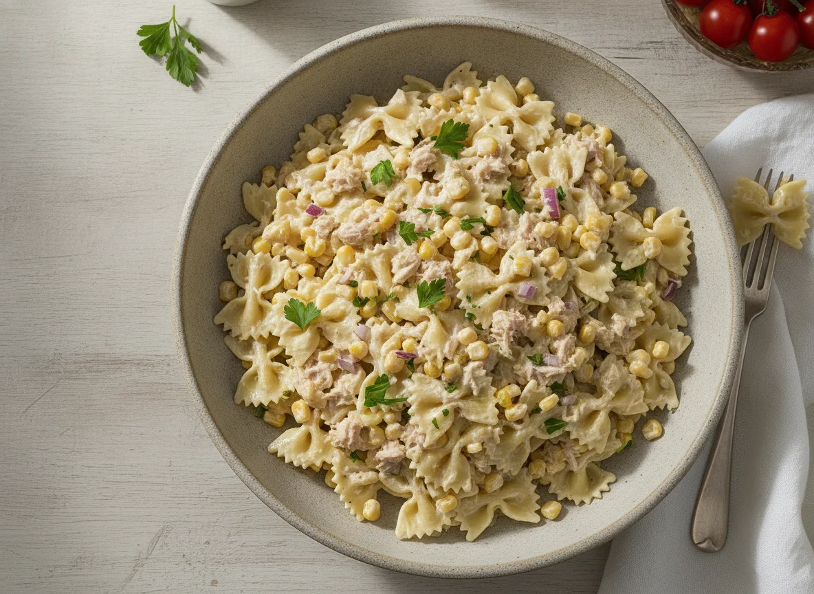 Tuna Pasta Salad with Sweetcorn photo