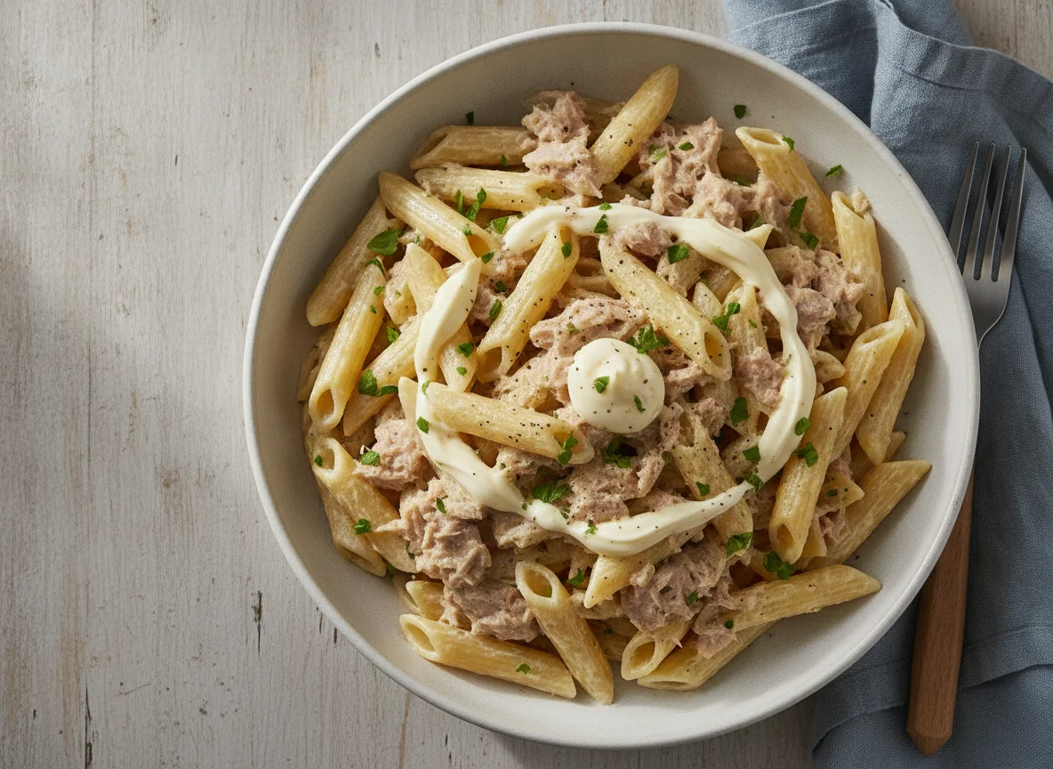 Tuna Pasta with Mayonnaise photo