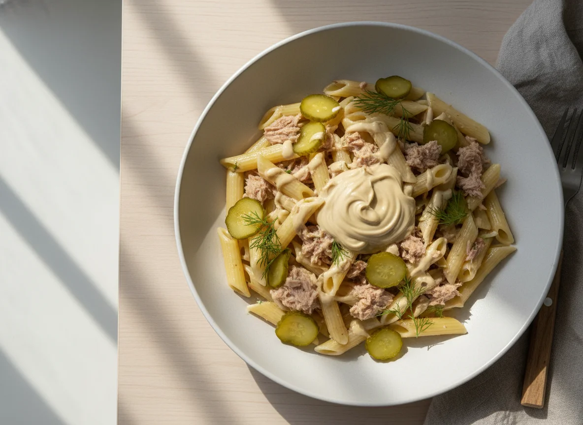 Tuna Pasta with Pickle photo