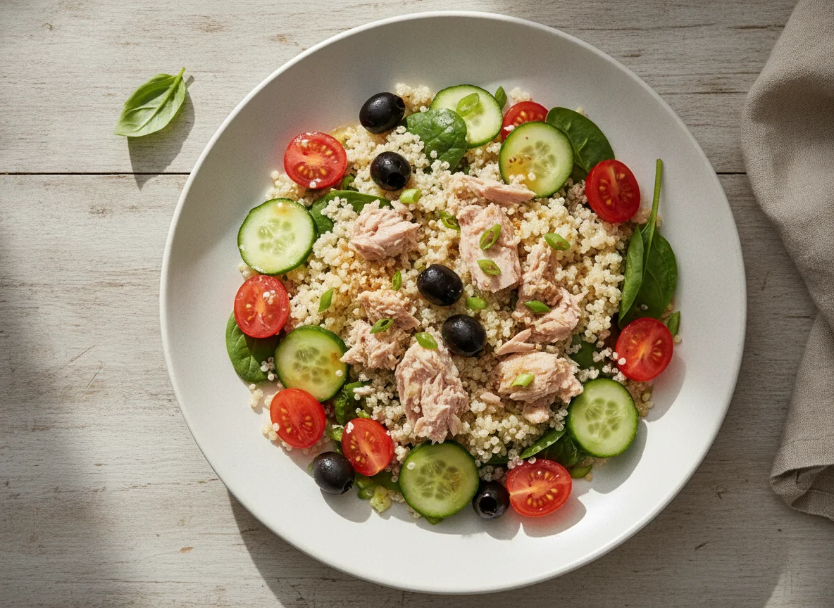Tuna Quinoa Salad Bowl photo