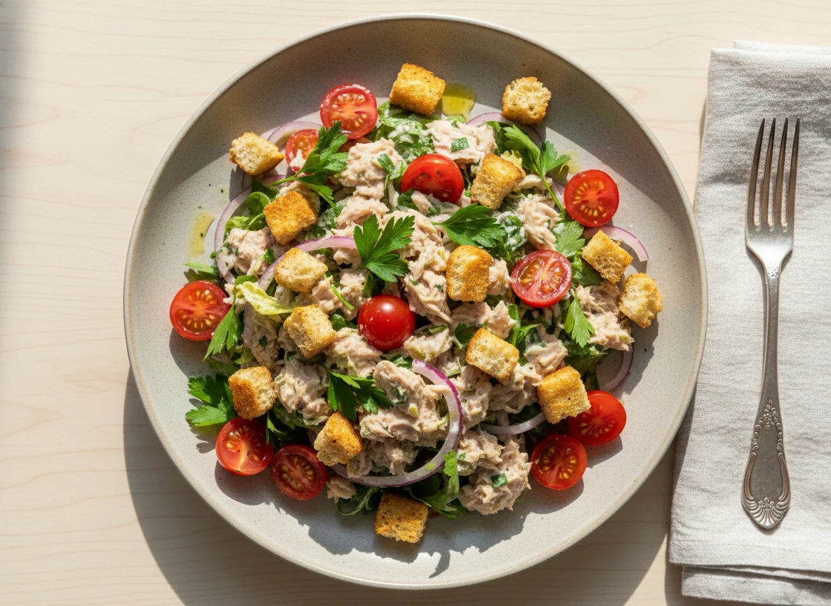 Tuna Salad with Croutons photo
