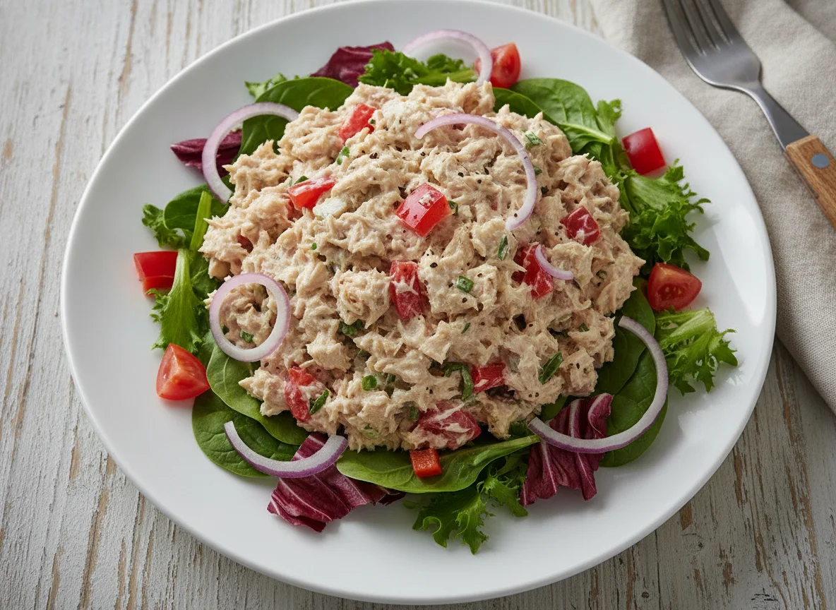 Tuna Salad with Fresh Vegetables photo