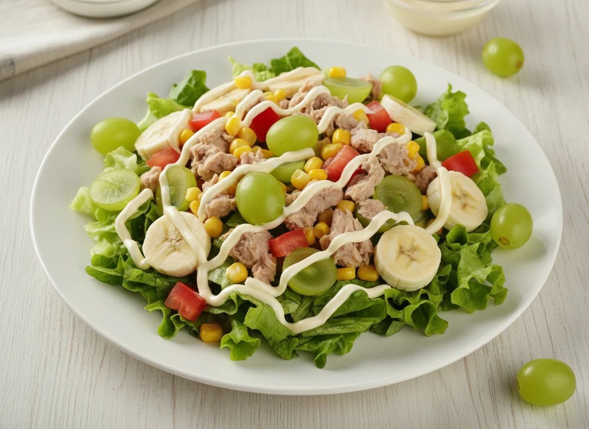 Tuna Salad with Grapes and Banana photo