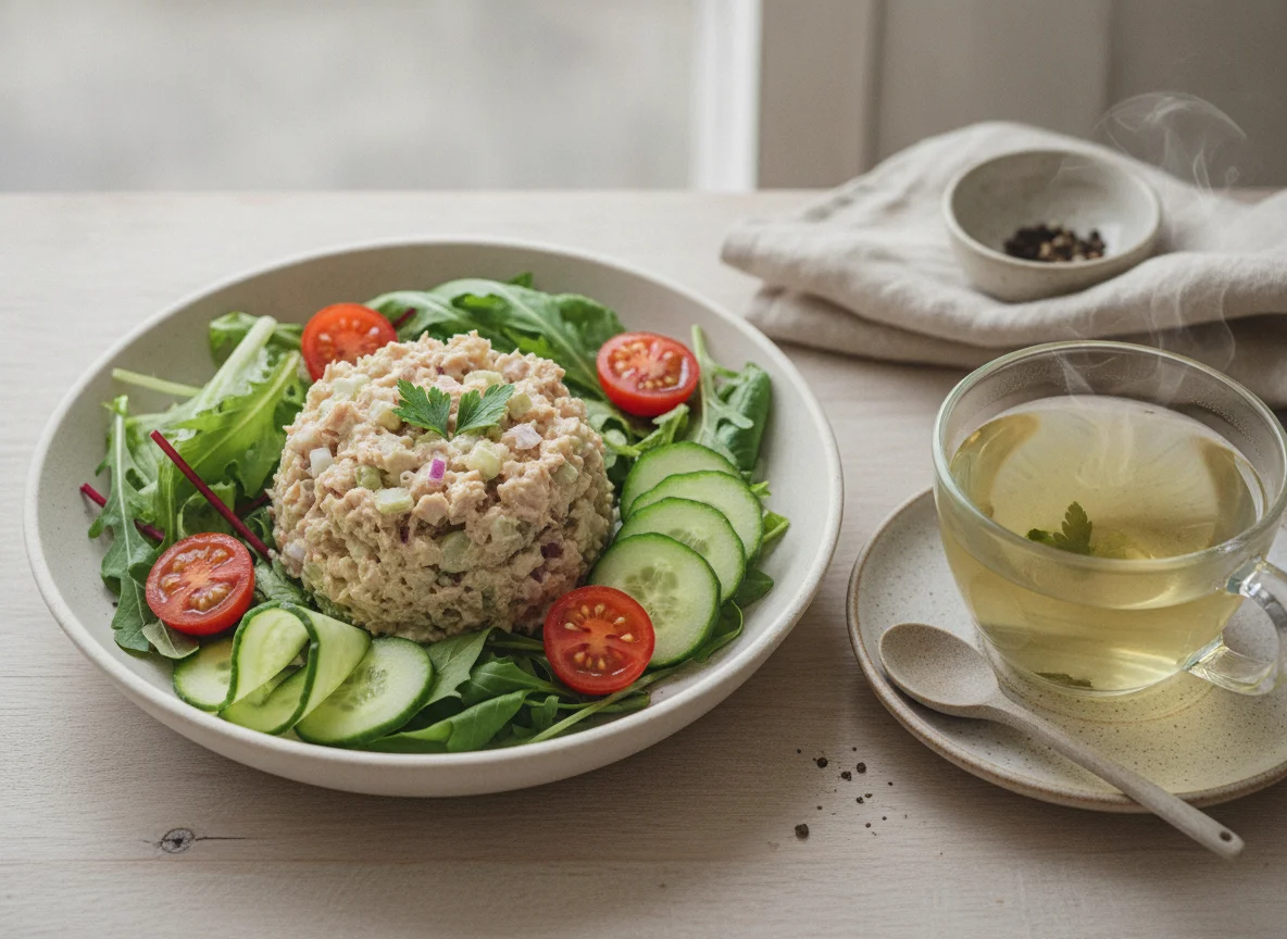 Tuna Salad with Green Tea photo