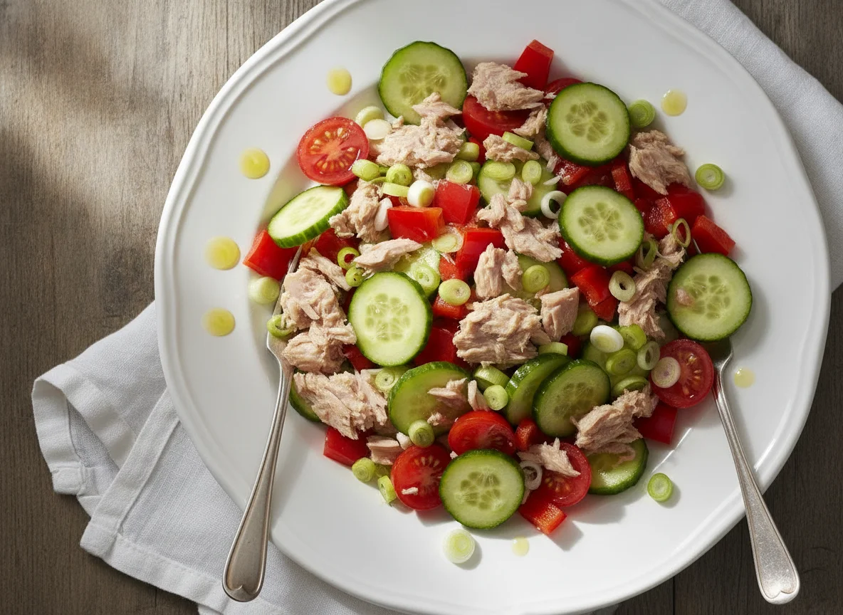 Tuna Salad with Mixed Vegetables photo