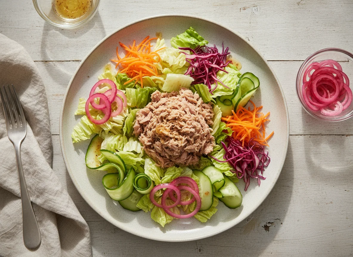 Tuna Salad with Pickled Onions photo