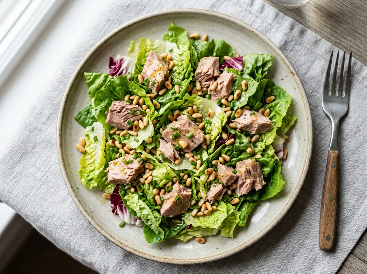 Tuna Salad with Pine Nuts and Chives photo