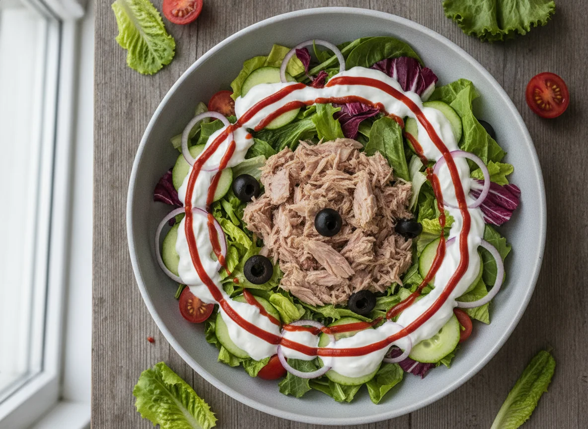 Tuna Salad with Yogurt Dressing and Sriracha photo