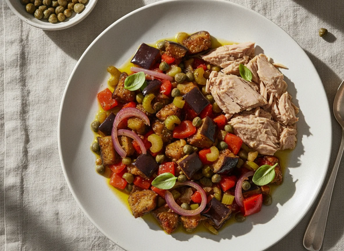 Tuna with Caponata photo