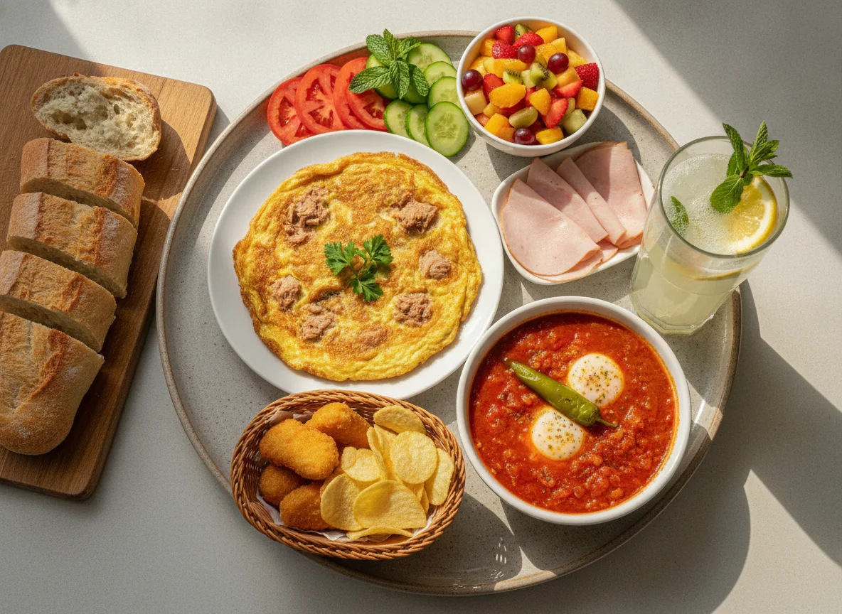 Tunisian Breakfast Spread photo