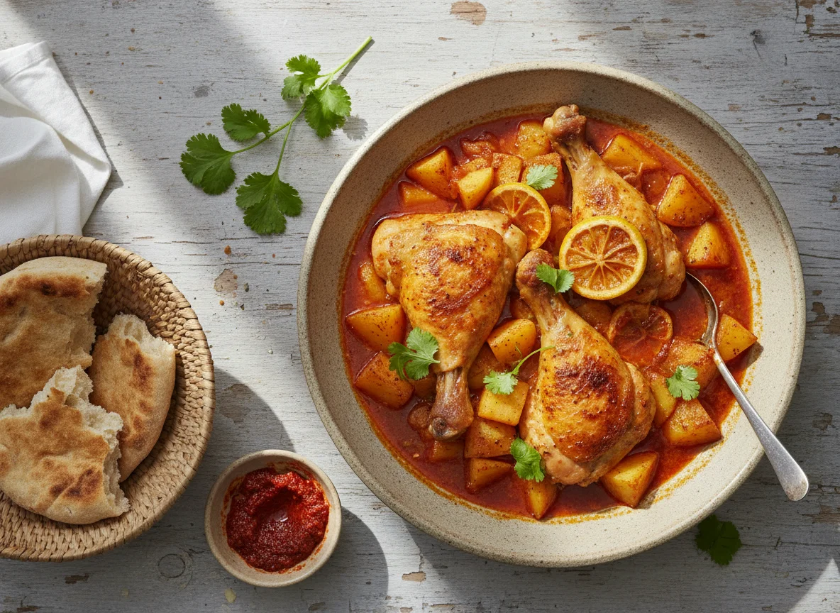 Tunisian Chicken and Potato Stew photo