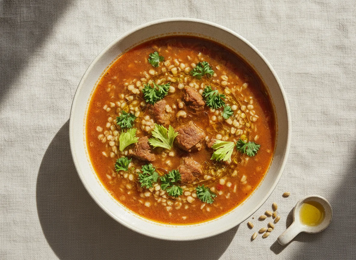 Tunisian Chorba Frik photo