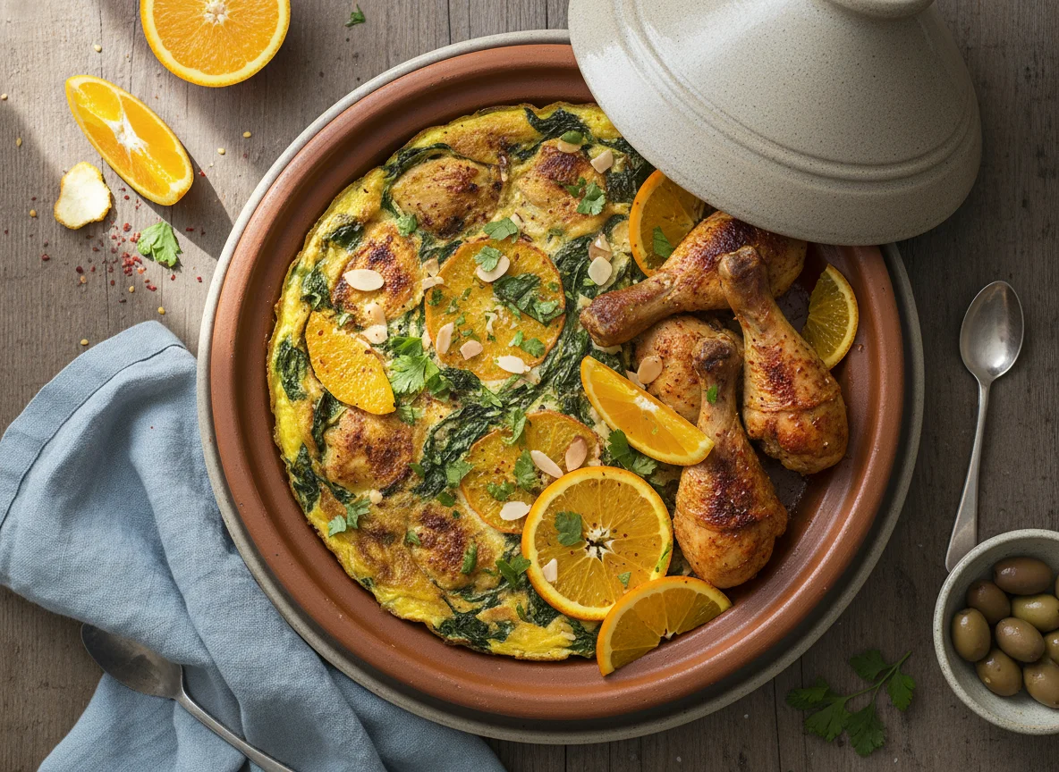 Tunisian Tajine with Chicken and Orange photo