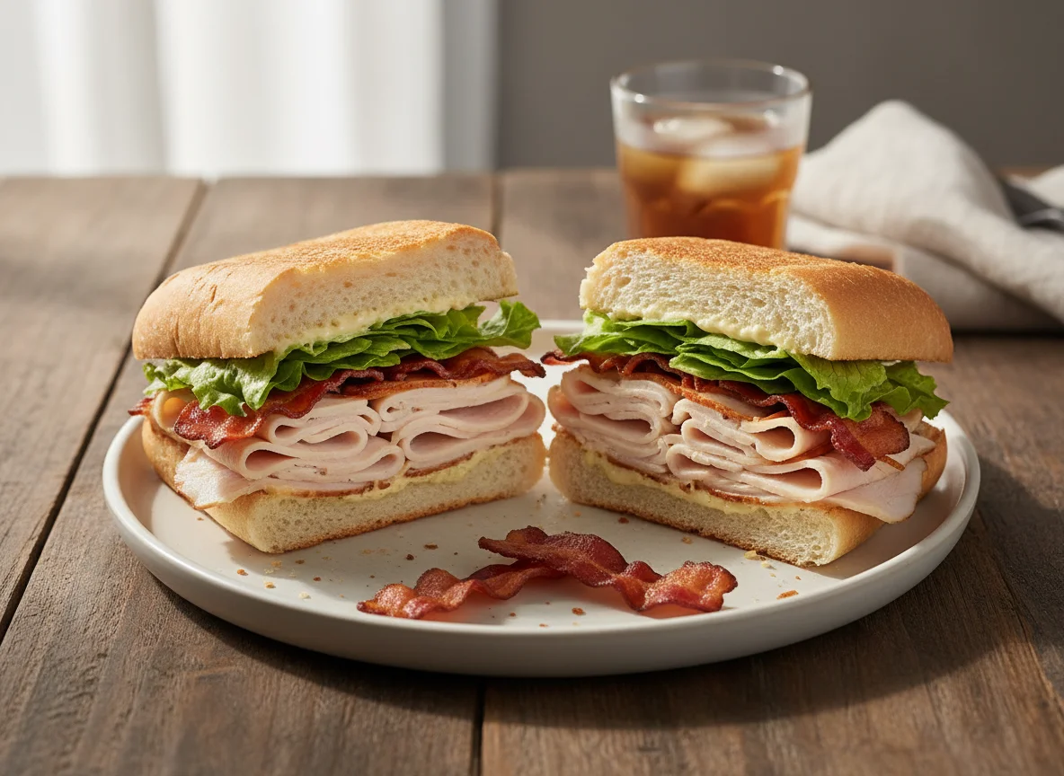 Turkey and Bacon Sandwich photo