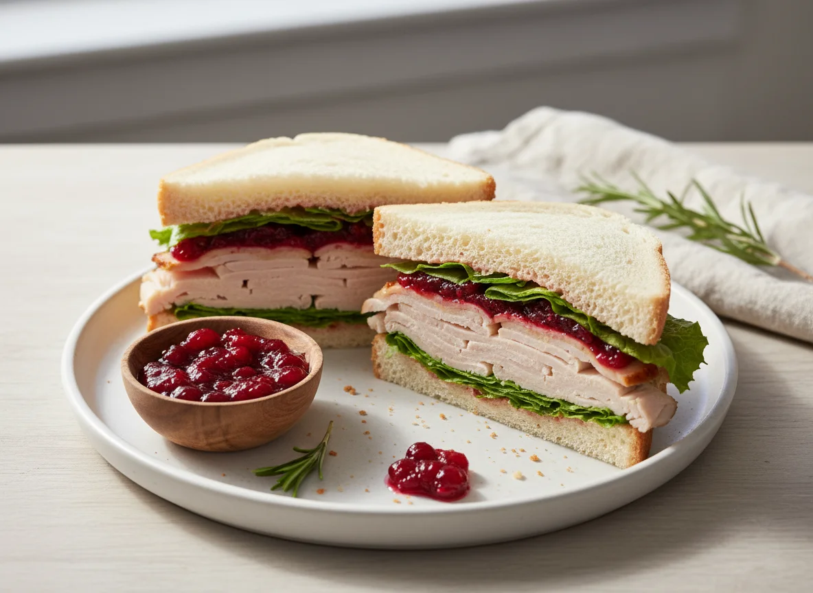 Turkey and Cranberry Sandwich photo