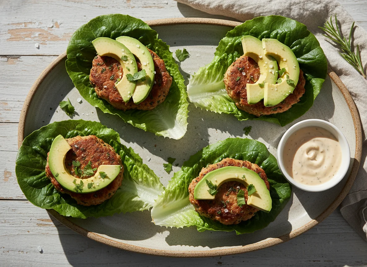 Turkey Lettuce Wraps with Avocado photo