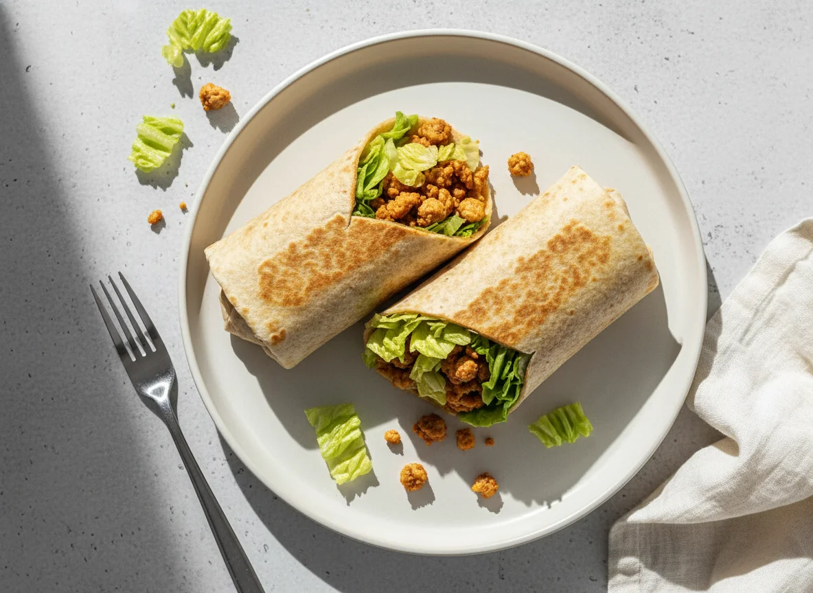 Turkey Mince Wrap with Lettuce photo