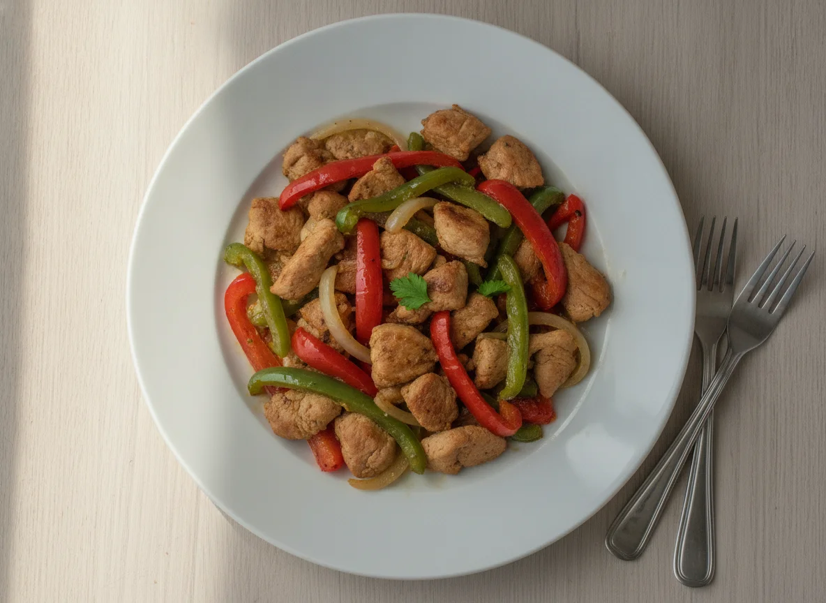 Turkey Sauté with Peppers photo
