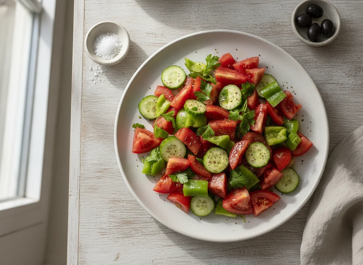 Turkish Breakfast Salad photo