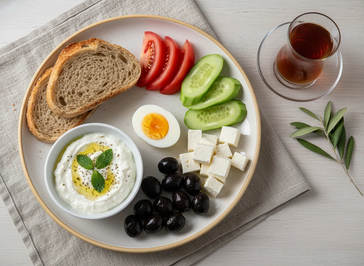 Turkish Style Breakfast Plate photo