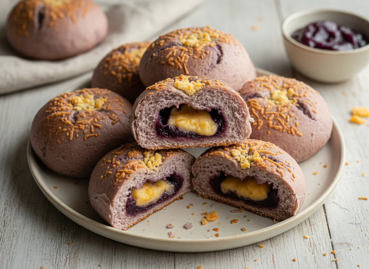 Ube Cheese Pandesal photo