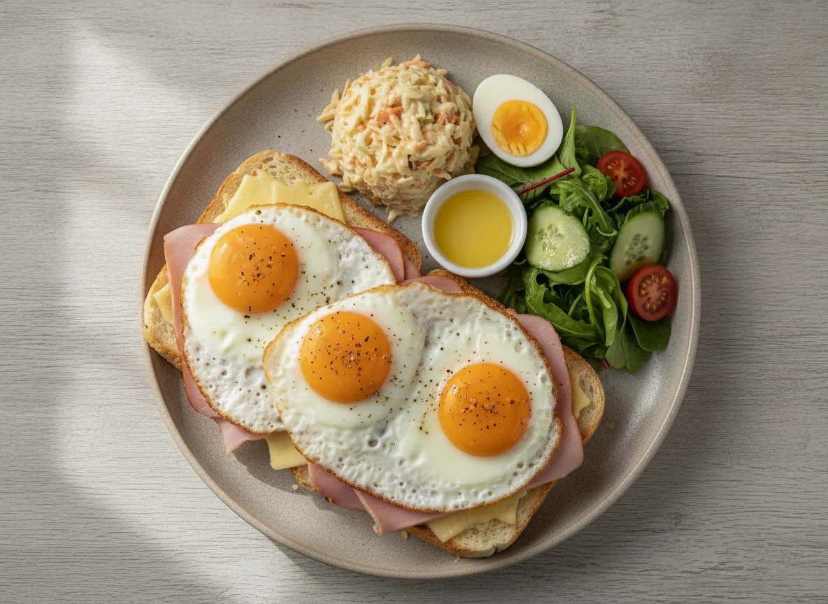 Uitsmijter with Side Salad photo
