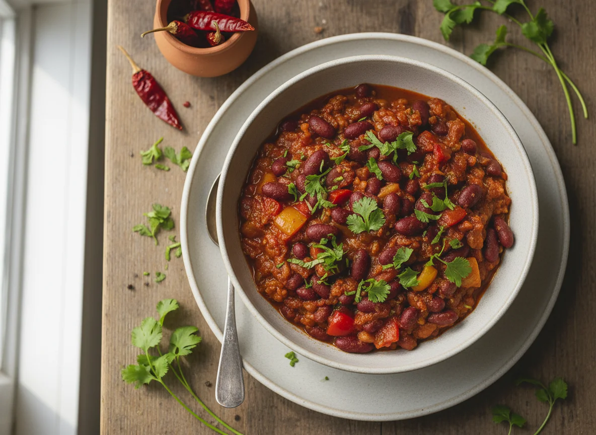Vegetable and Bean Chilli photo