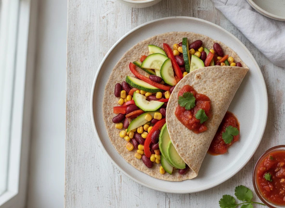 Vegetable and Bean Tortilla photo
