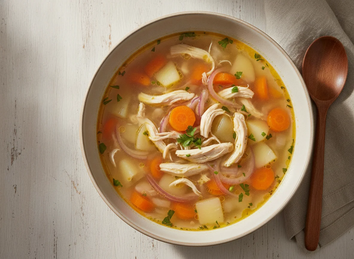 Vegetable and Chicken Soup photo