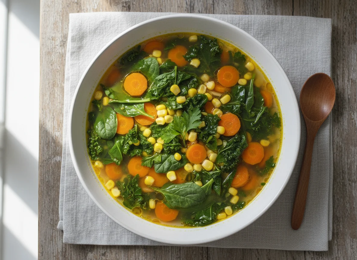 Vegetable and Corn Soup photo