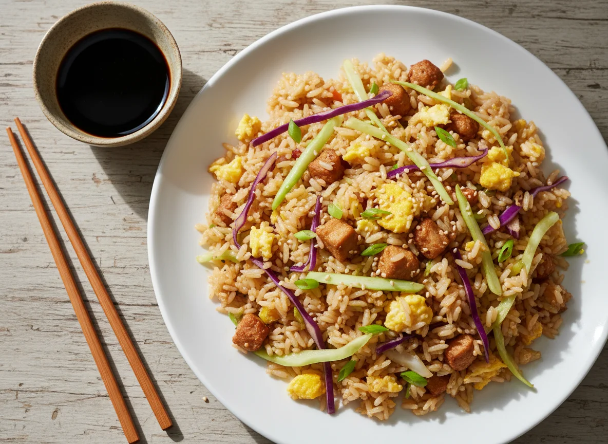 Vegetable and Egg Fried Rice photo