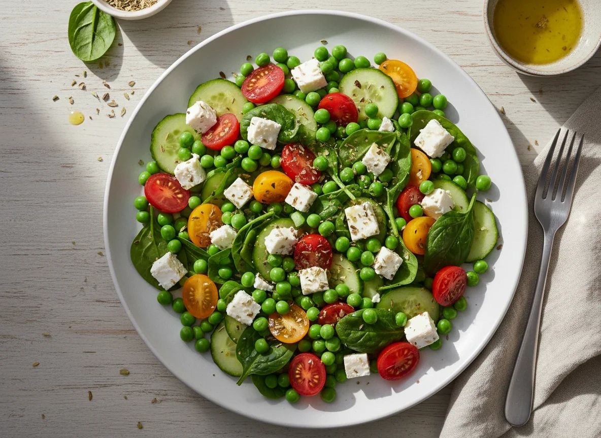 Vegetable and Feta Salad photo