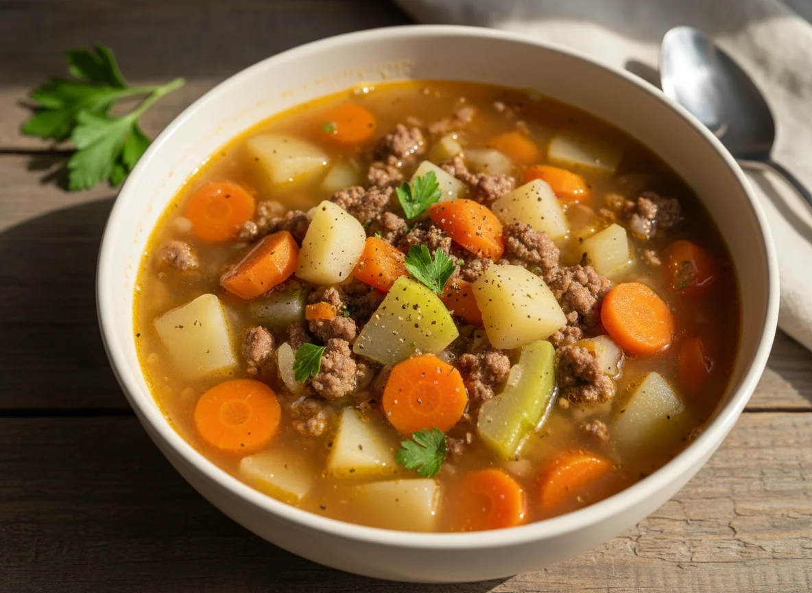 Vegetable and Meat Soup photo