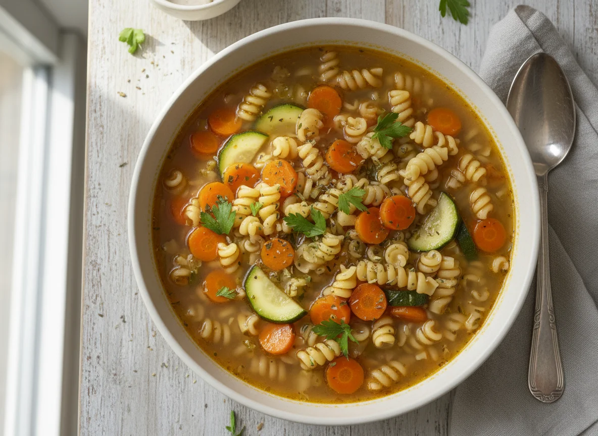 Vegetable and Pasta Soup photo