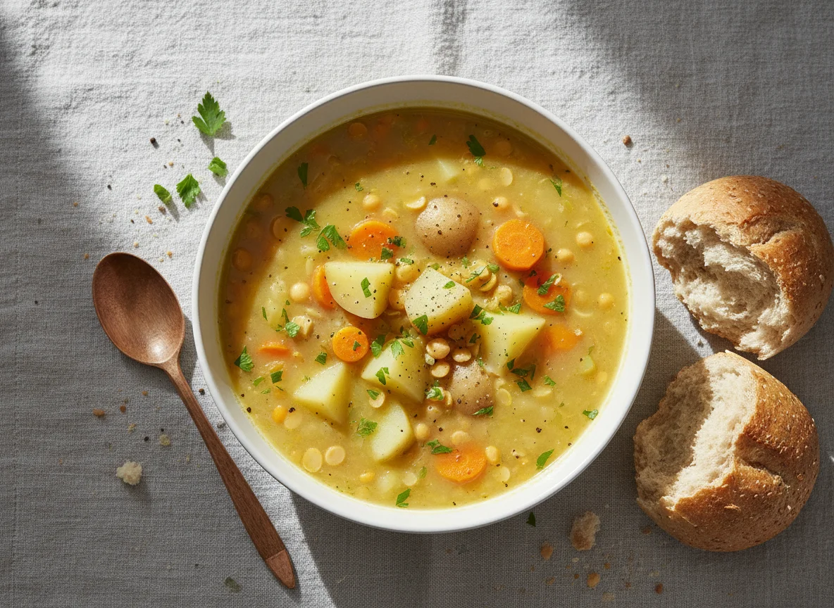 Vegetable and Pea Soup photo