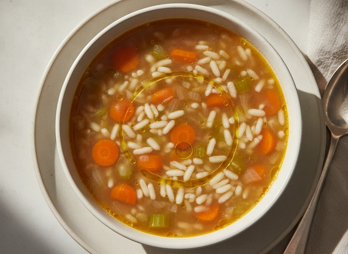 Vegetable and Rice Soup photo