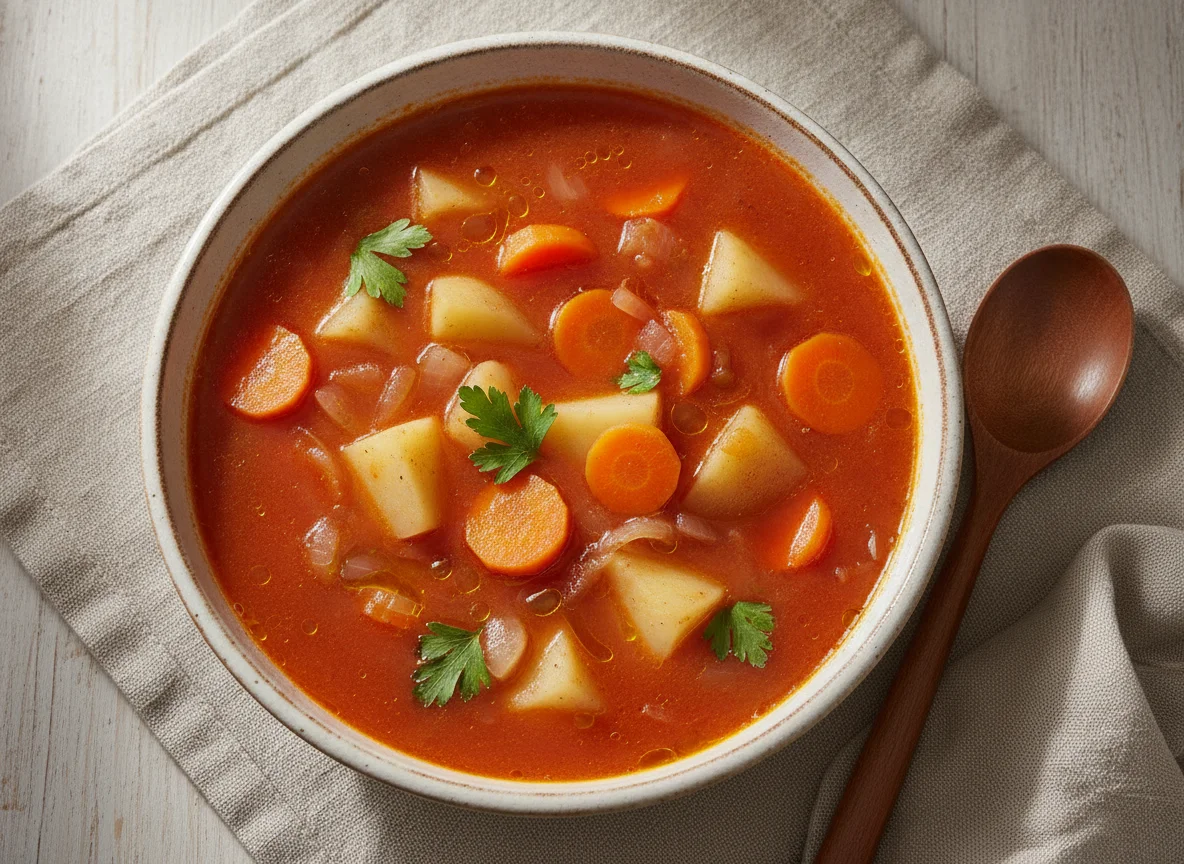 Vegetable and Tomato Soup photo