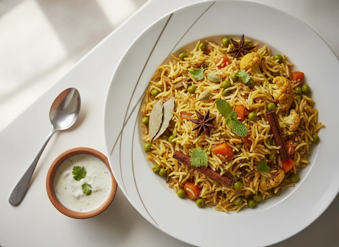 Vegetable Biryani photo