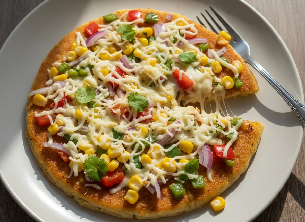 Vegetable Cheese Uttapam photo
