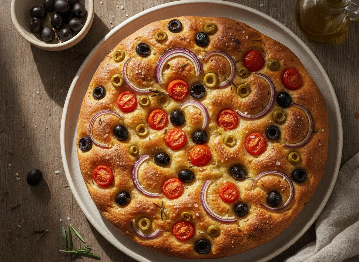 Vegetable Focaccia photo