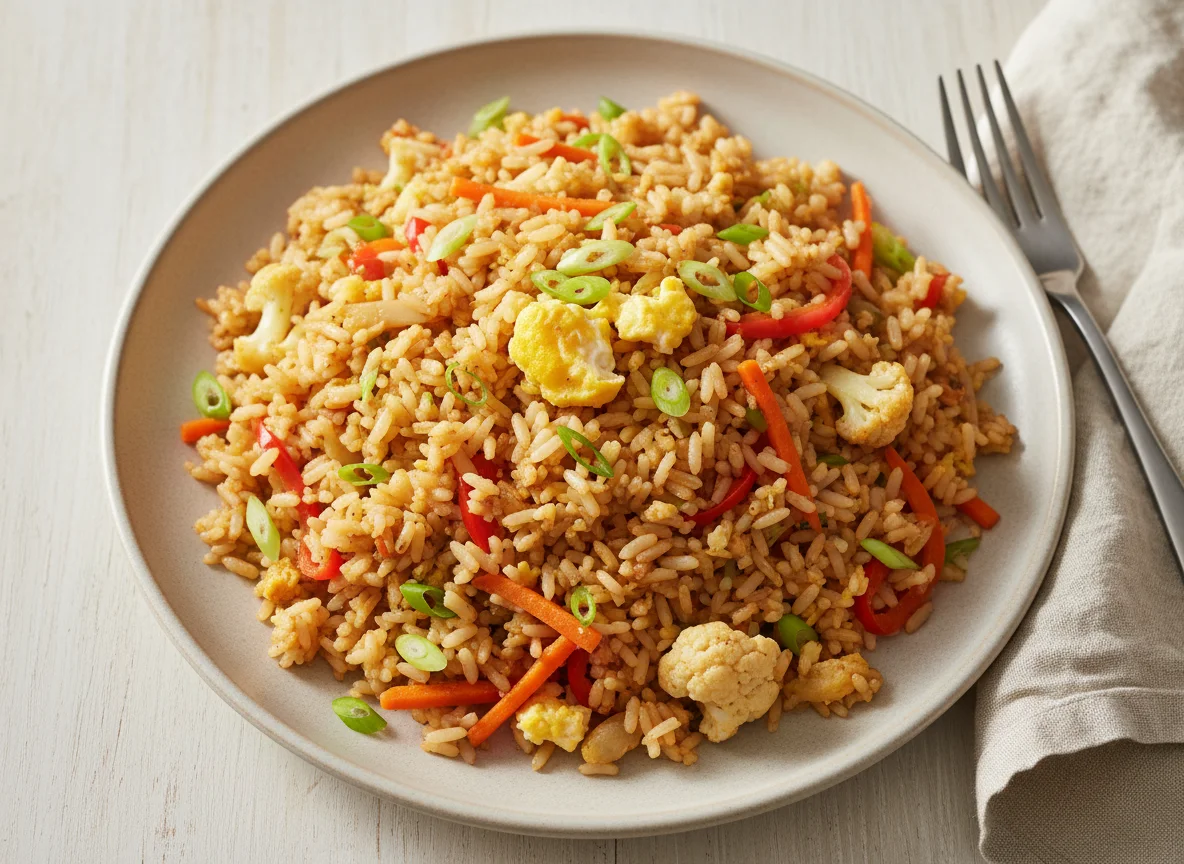 Vegetable Fried Rice with Egg photo