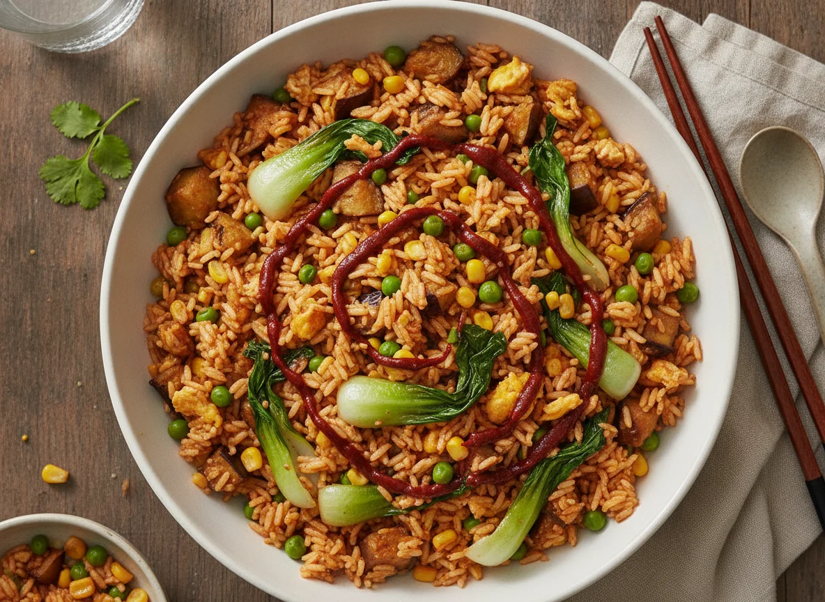 Vegetable Fried Rice with Gochujang photo