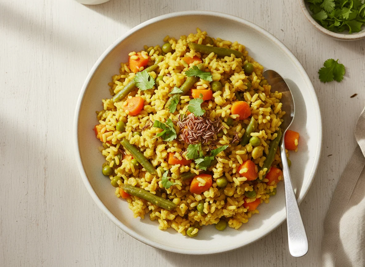 Vegetable Khichdi photo