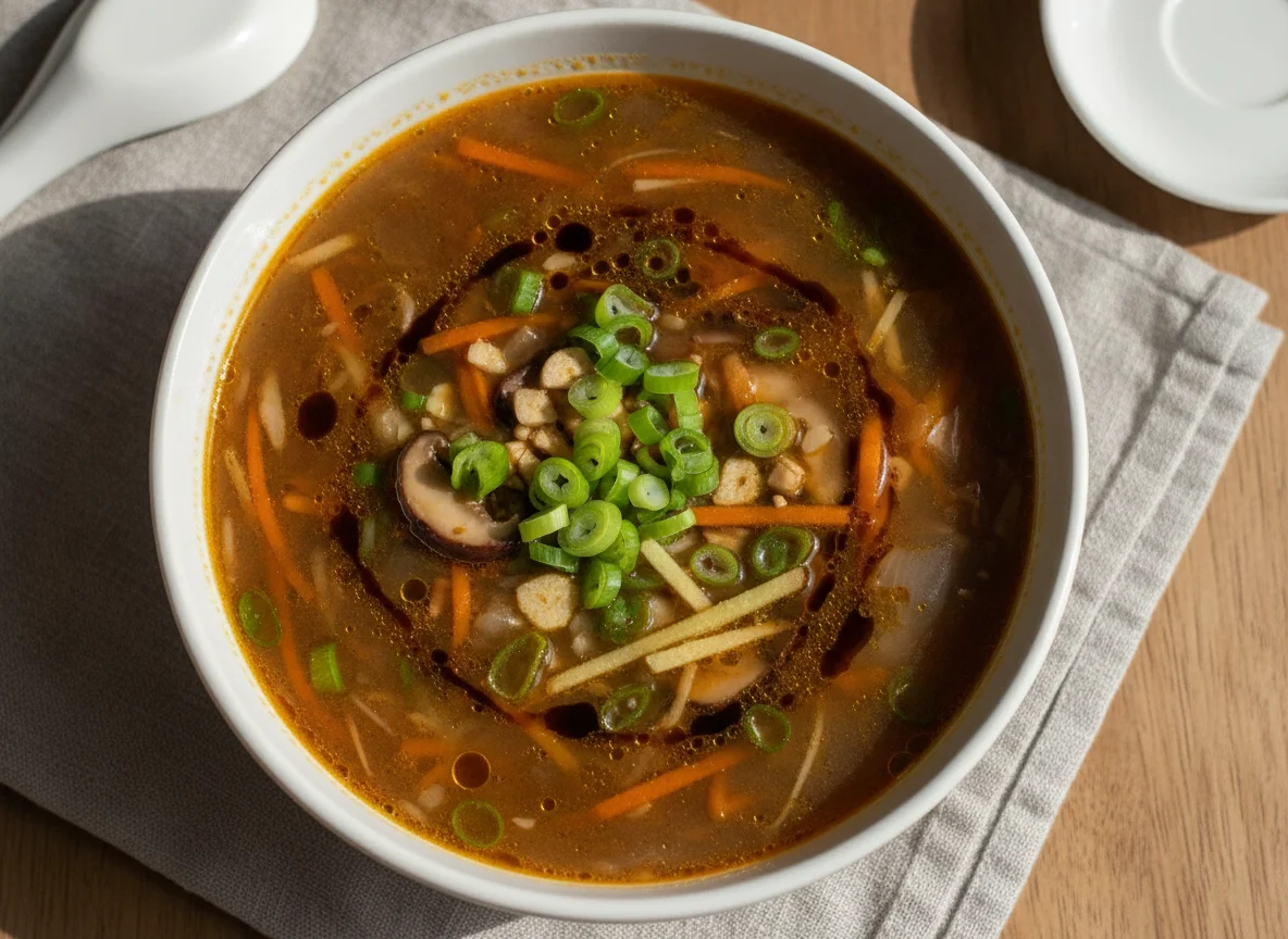 Vegetable Manchow Soup photo