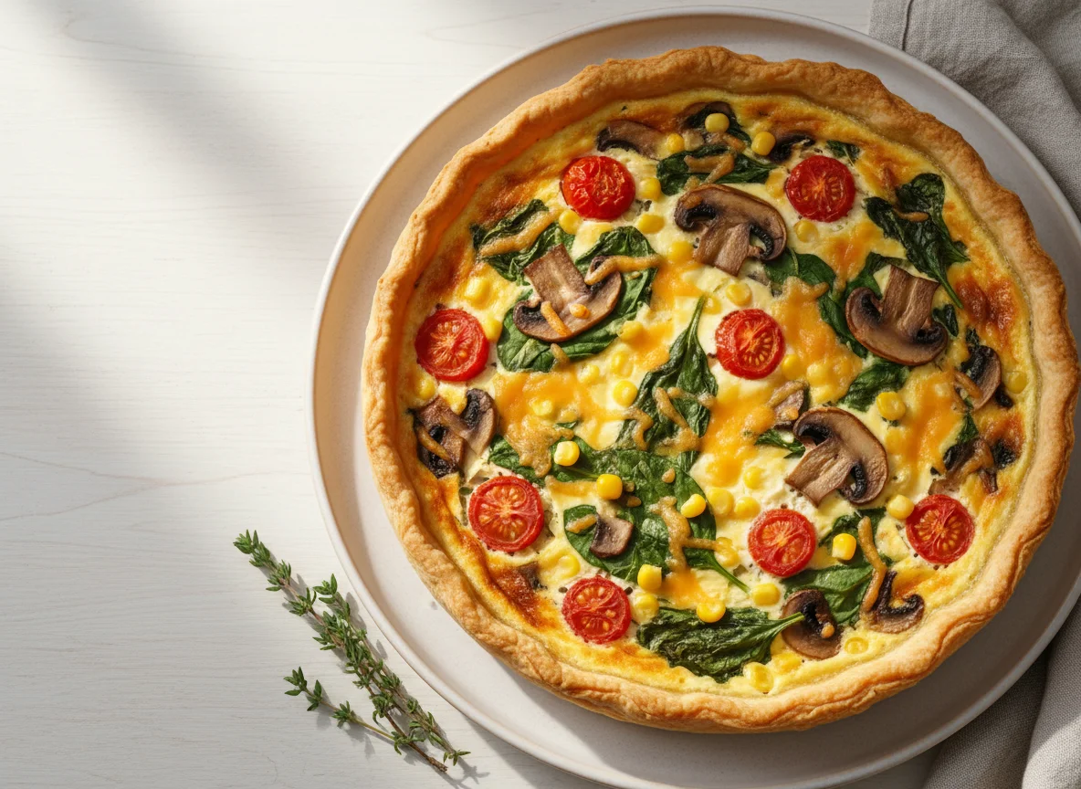 Vegetable Quiche photo