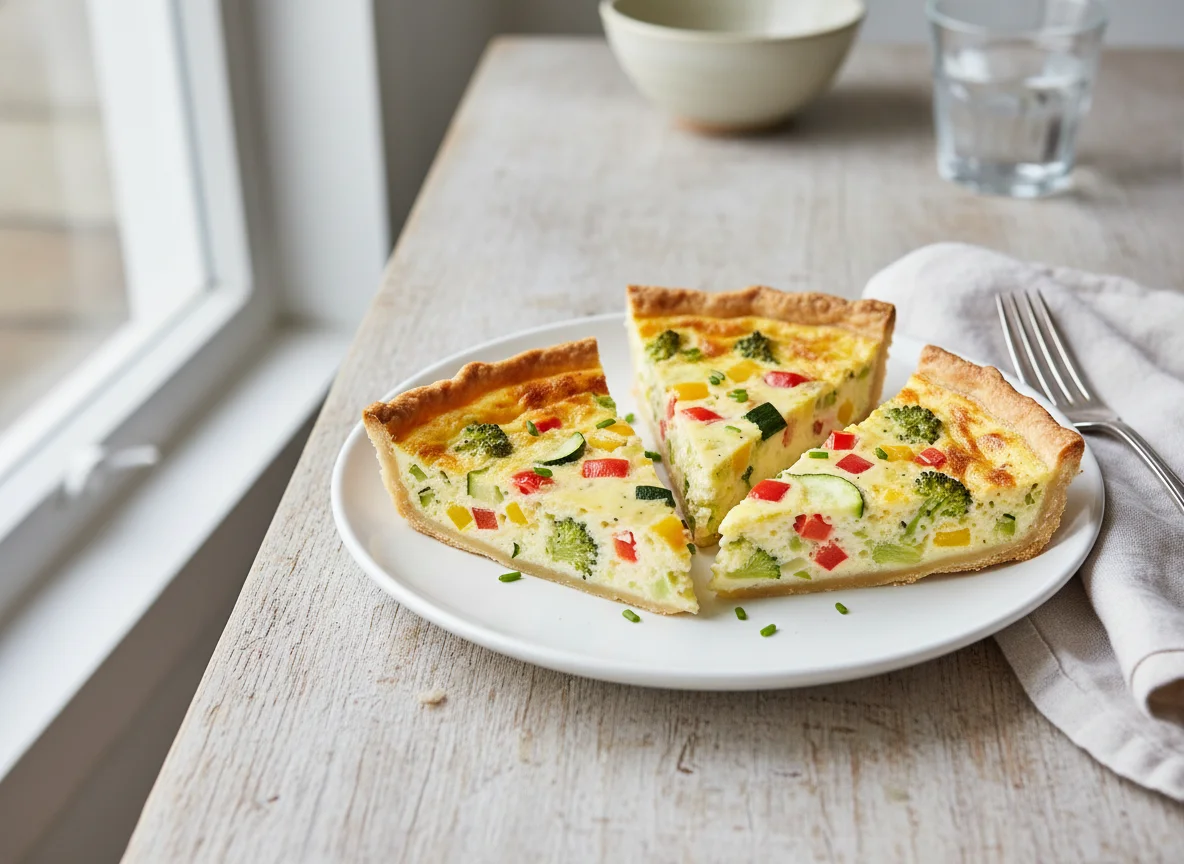 Vegetable Quiche Slices photo