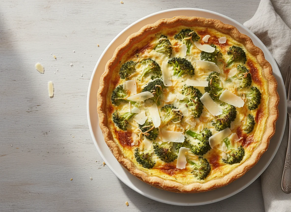 Vegetable Quiche with Parmesan photo