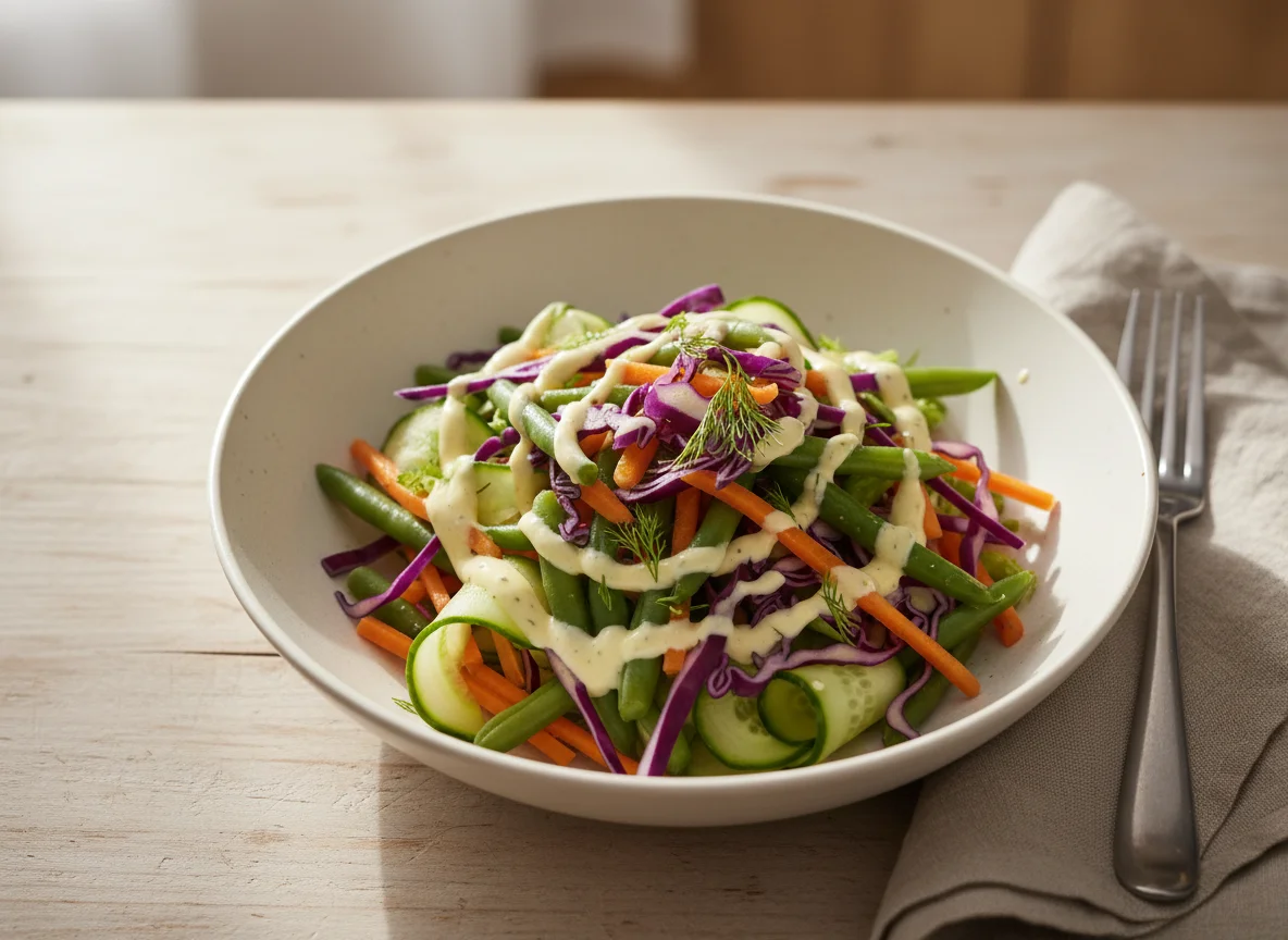 Vegetable Salad with Cucumber photo