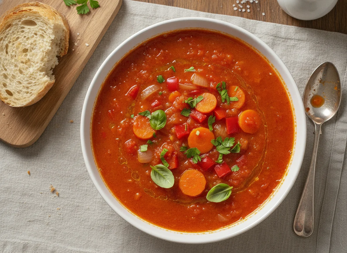 Vegetable Tomato Soup photo