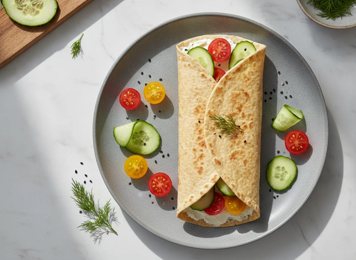 Vegetable Tortilla Wrap photo